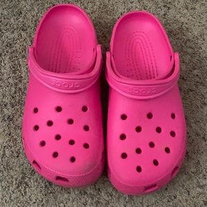 super cute size 10 pink crocs